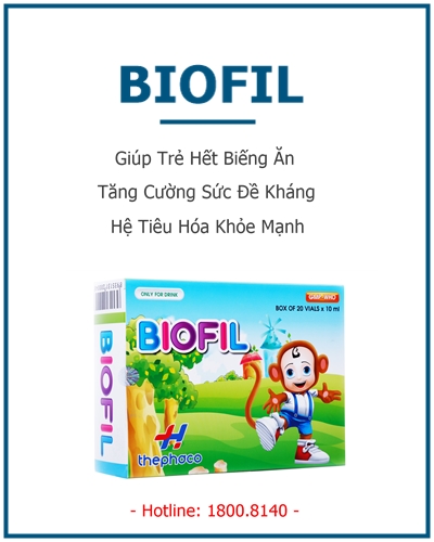 biofil giúp trẻ hết biếng ăn